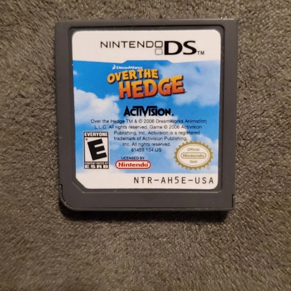 Nintendo Ds Game (Over The Hedge)